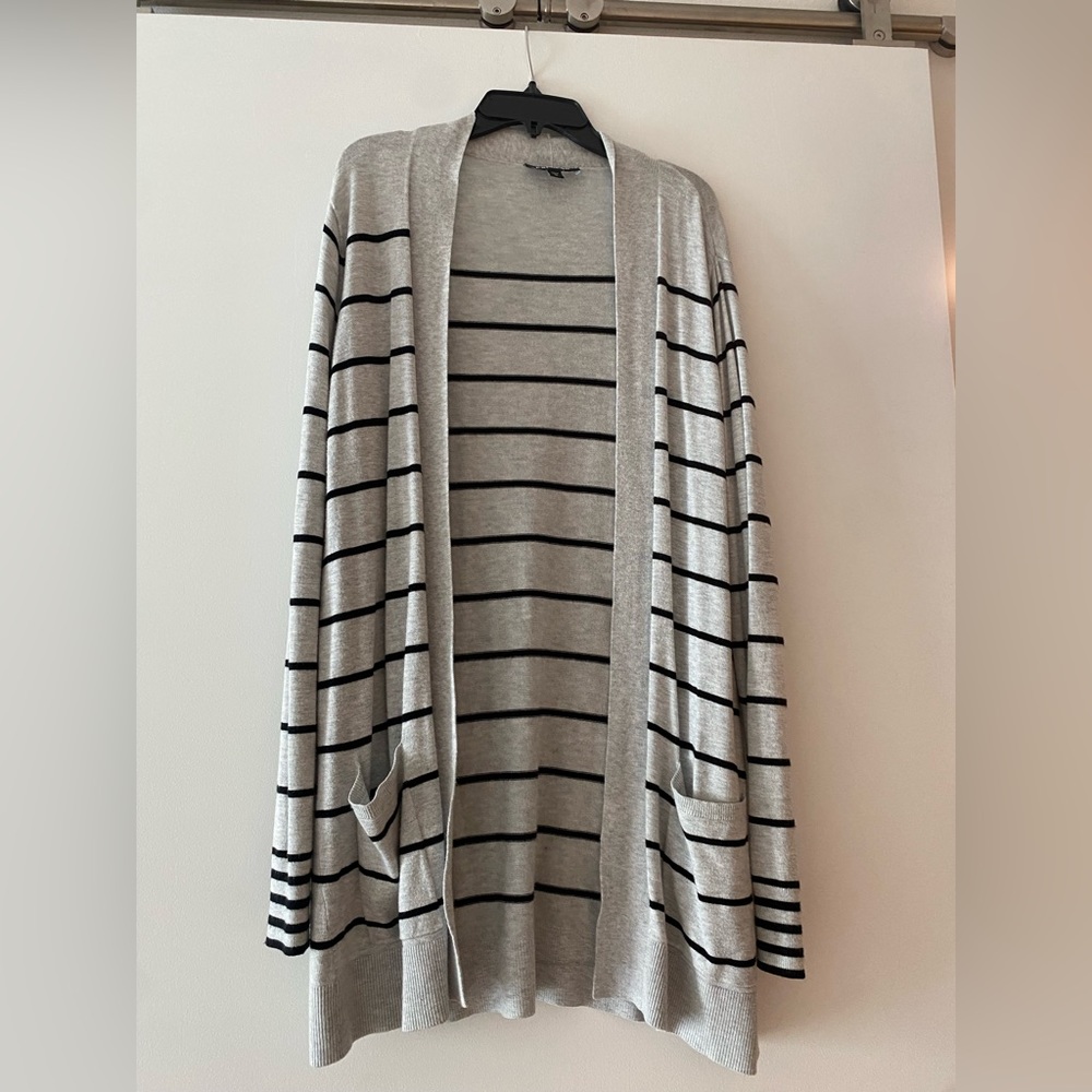 Express Striped Cardigan